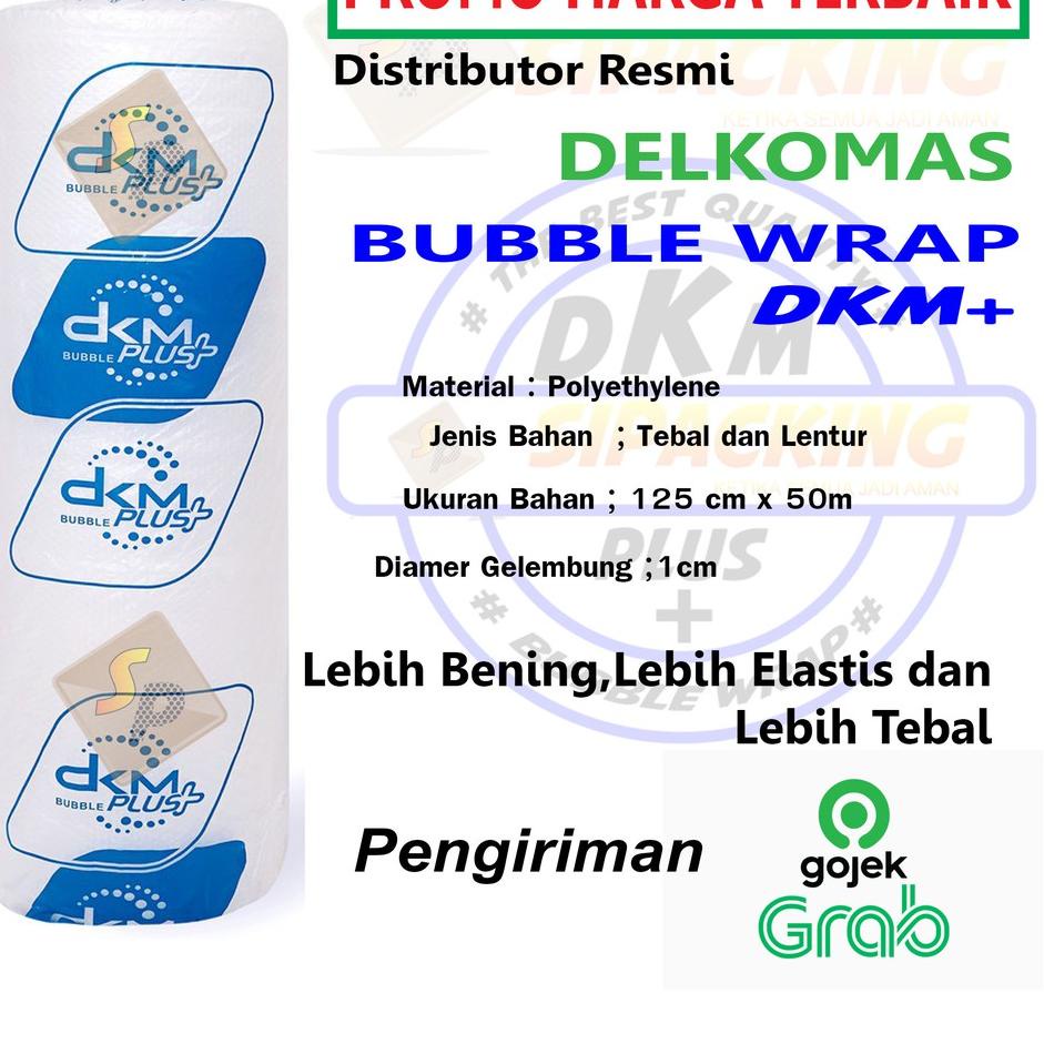 

LANGSUNG ATC.. BUBBLE WRAP BENING TRANSPARAN PREMIUM TEBAL DKM+ 125 CM X 50M 125cmx50m 125x50