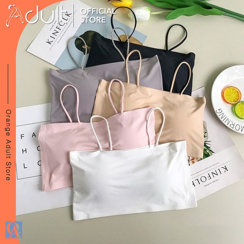 ORANGE ADULT Bra Kemben Seamless BH Tali Tanpa Kawat Crop Top BH Fashion Korea Sexy B005
