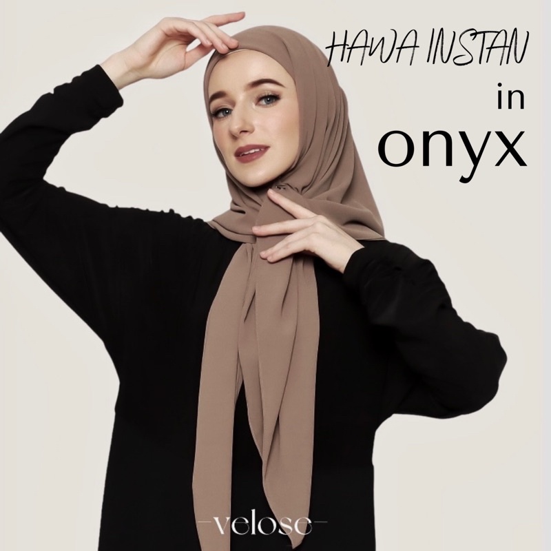 Hawa instan Scarve 2in1 with inner