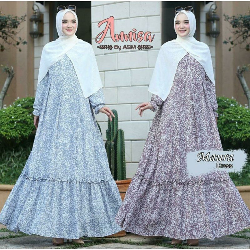 GAMIS CERUTY BABYDOLL PRINTING (MAURA DRESS) BY ANNISA SYARI
