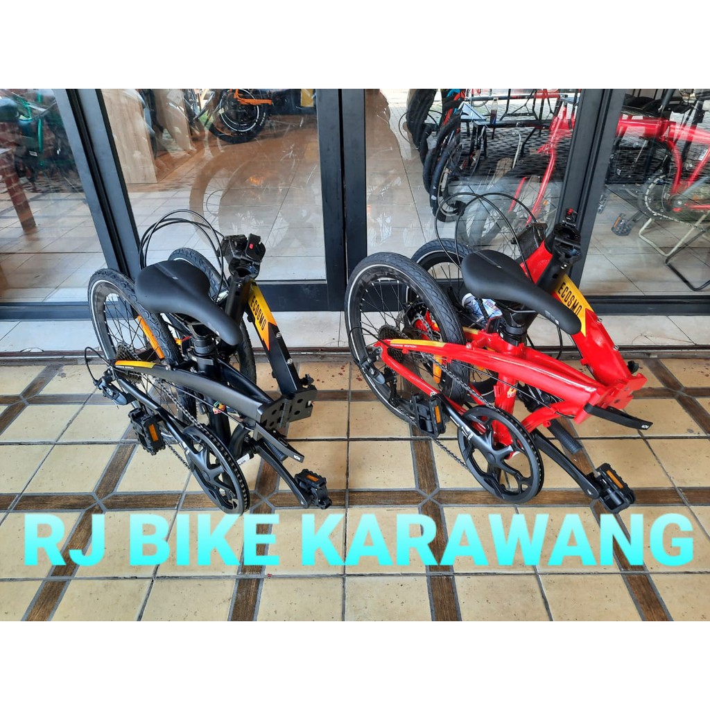 Folding Bike Sepeda Lipat 20 Element Ecosmo 8 Speed Reggae