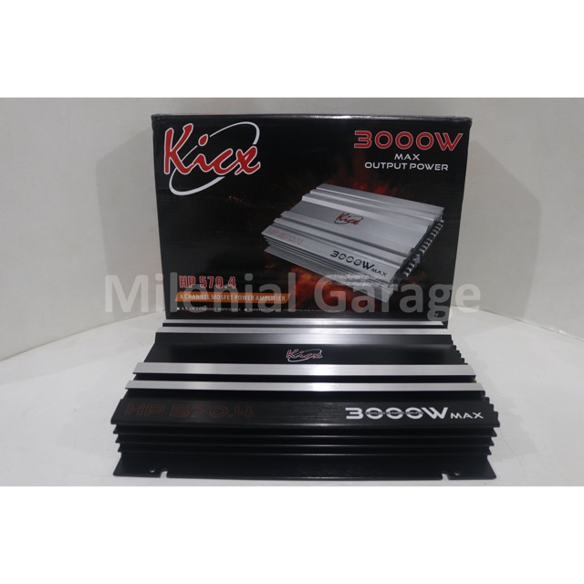 Power Amplifier 4 Channel Power Audio Mobil Kicx 570.4 3000W max output power