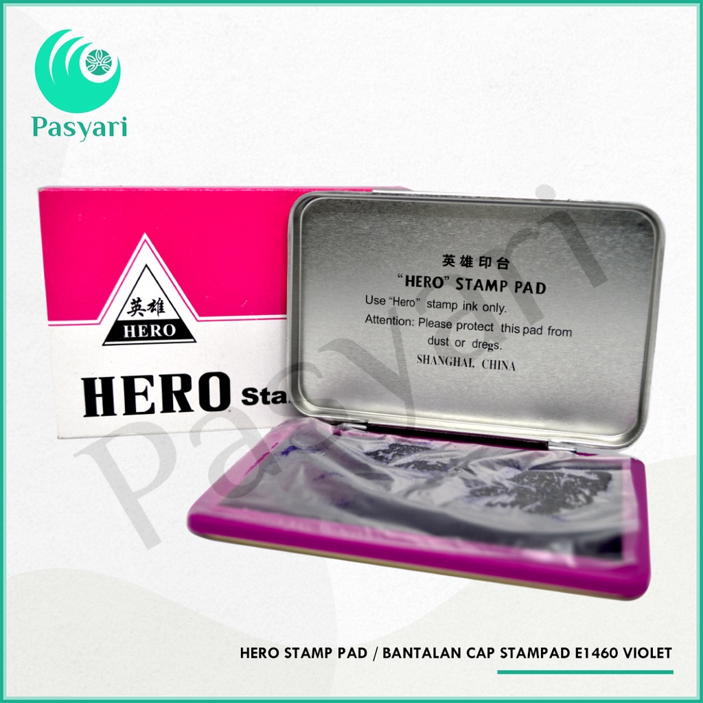 

Hero Stamp Pad / Bantalan Cap Stampad E1460 Violet