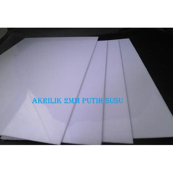  AKRILIK  PUTIH SUSU  2MM UKURAN CUSTOM Shopee Indonesia