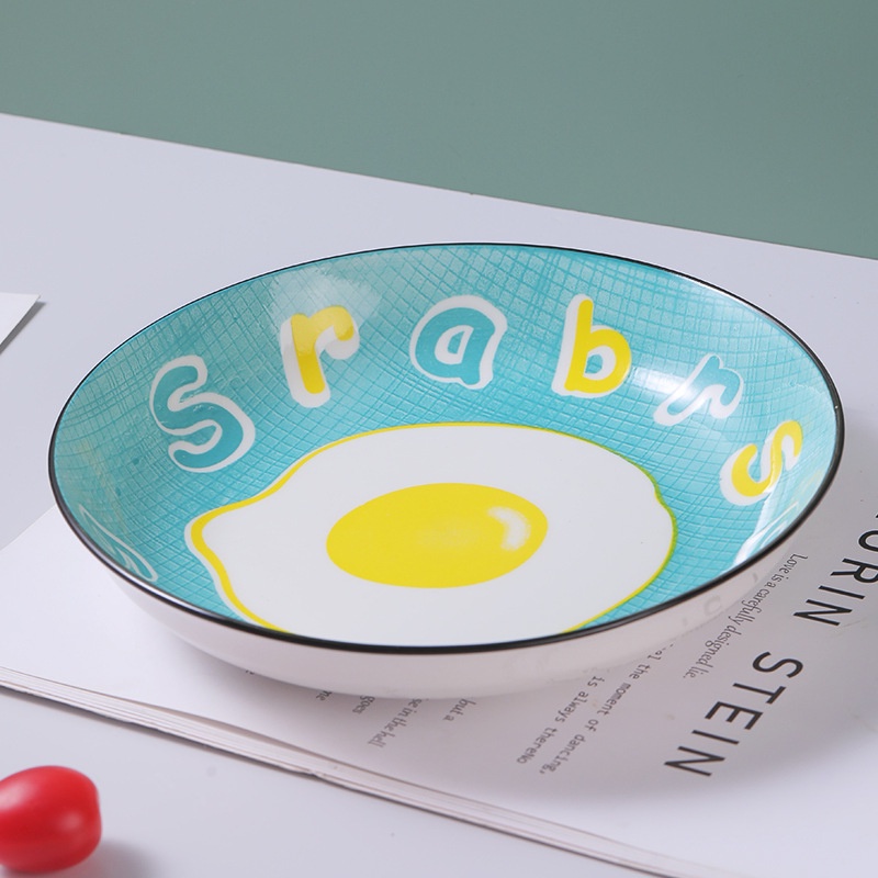 Piring Keramik Cantik Little Sun - 20cm-EGG