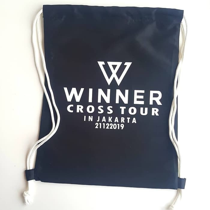 Winner cross tour tas serut string bag kpop