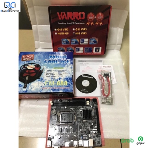 MOTHERBOARD H81 DDR3 1150 VARRO garansi 2 Tahun