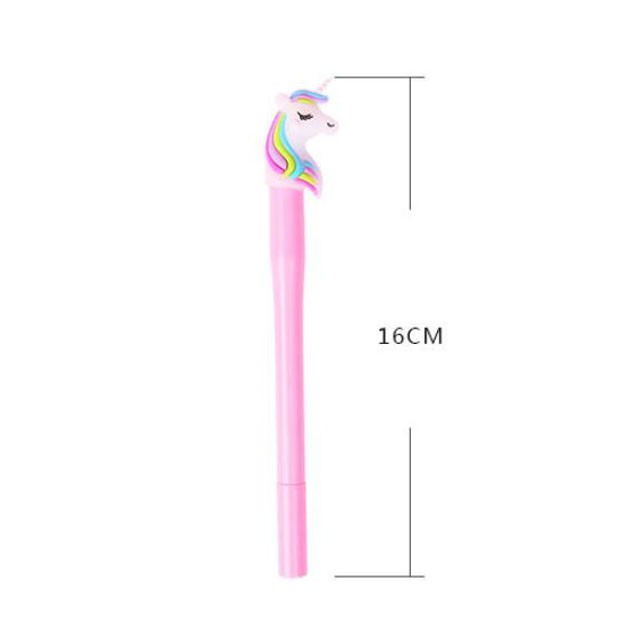 pen gel unicorn dengan lampu glow unicorn gel ballpoint (4B2) spe056