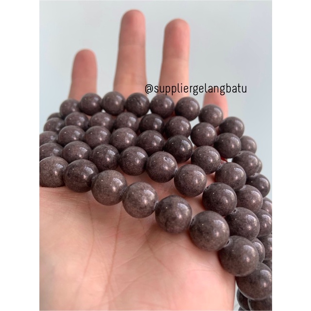 BROWN CORAL 12mm SERAT KAPUR LIMITED bahan kesehatan premium akik