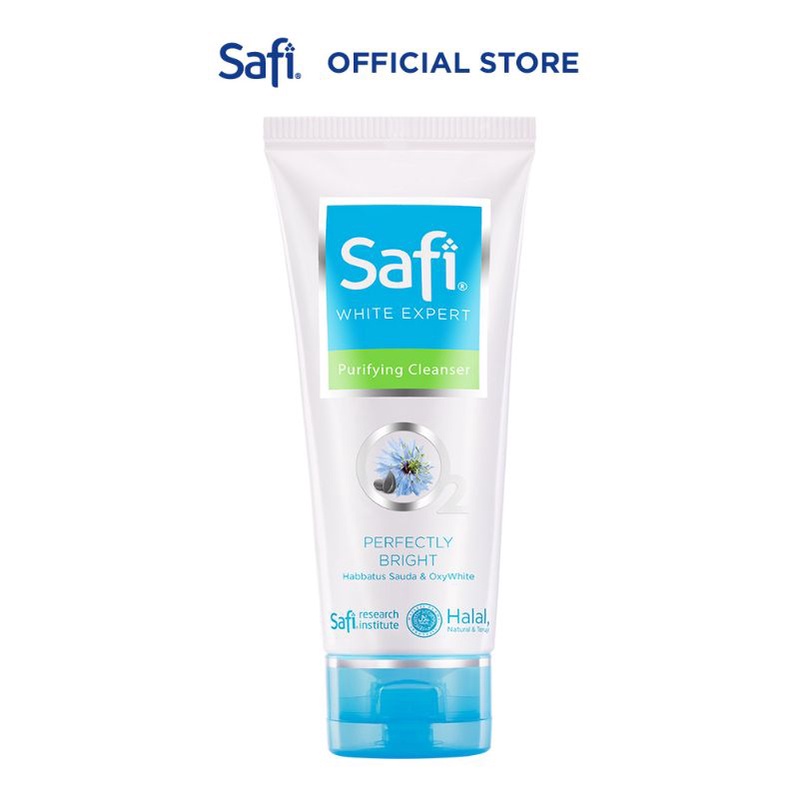 safi white expert purifyng cleanser 50gram