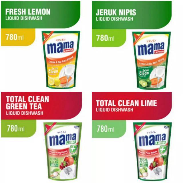 Mama Lemon 780ml 1 Dus ( 12 pouch )