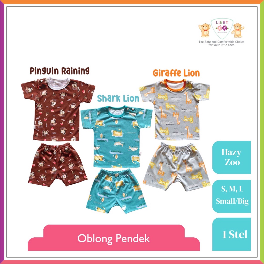 LIBBY PRINT MOTIF SETELAN PENDEK OBLONG | MIX BOY GIRL HAPPY FOREST CARNIVAL ISLAND | LIBBY BABY S M L ❤ Fashionbabies ❤