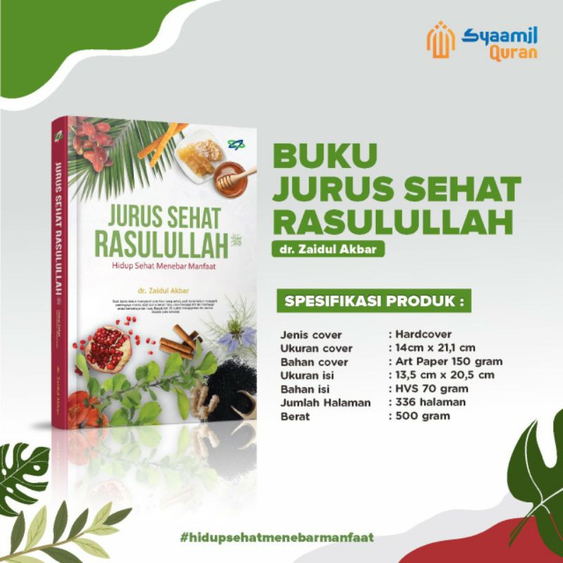 Buku Jurus Sehat Rasulullah - dr.Zaidul Akbar