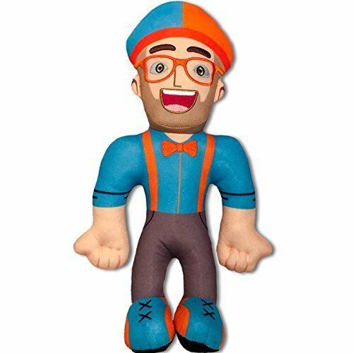 mainan 13 inch Blippi Plush Figure Toy Soft Stuffed Doll for Kids Gift