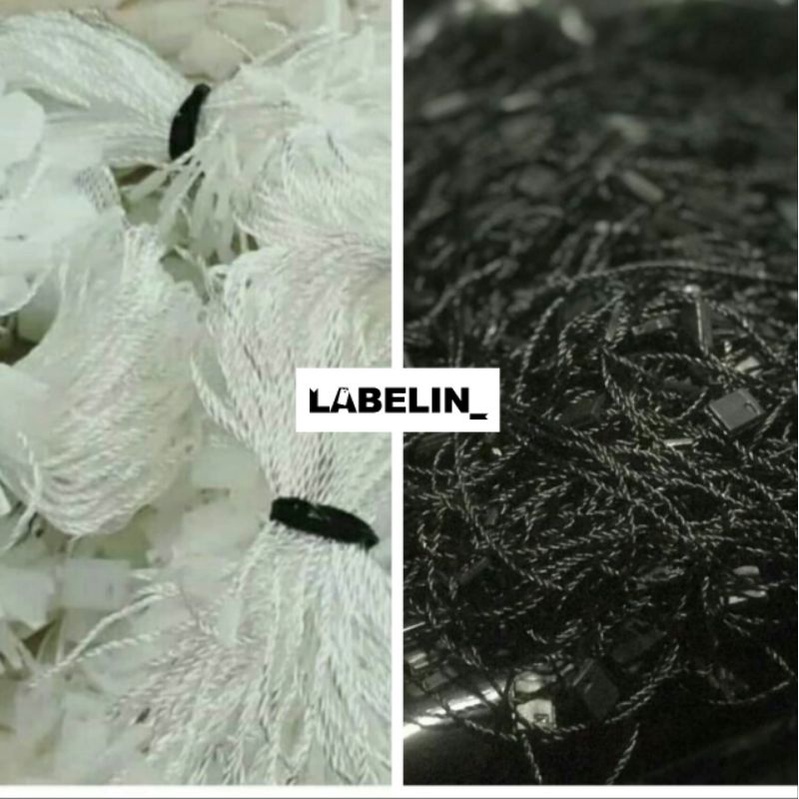 

READY Tali Nilon 1.000pc Hangtag baju label baju gantungan baju