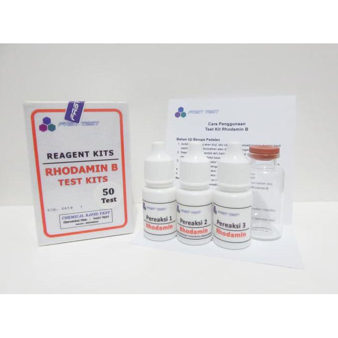 MURAH Test Kit Rhodamine B / Testkit, Alat Uji Kandungan Rhodamin B