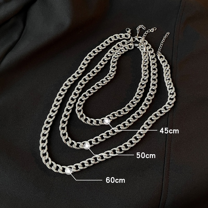 Titanium Steel Chain Necklace Accessories Hip-hop Wild Clavicle Chain Trendy