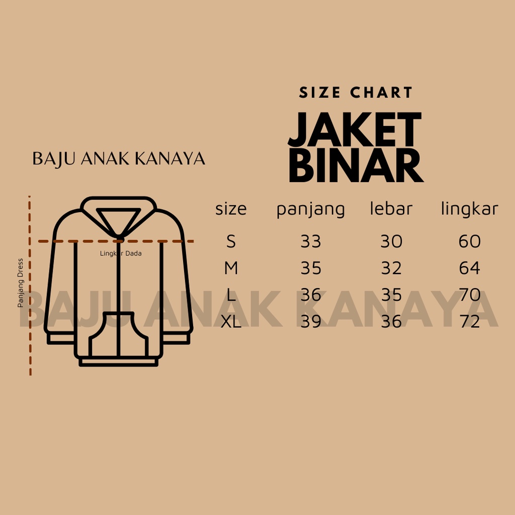 2-5TH CARDIGAN ANAK BINAR JAKET HOODIE ANAK PEREMPUAN DAN LAKI-LAKI OUTER ANAK UNISEX