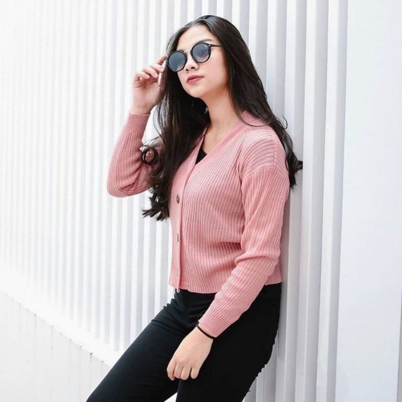 Strada cardi outer atasan wanita fashion kekinian