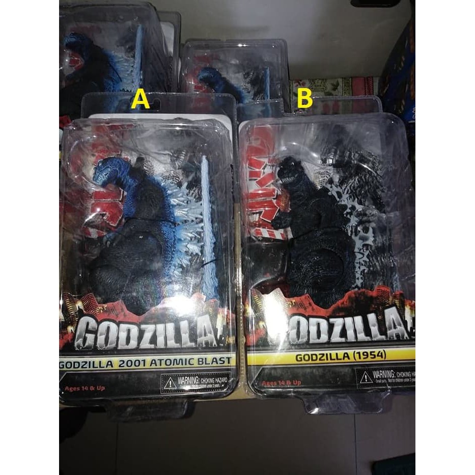 Neca GODZILLA 2001 Atomic Blast & GODZILLA 1954