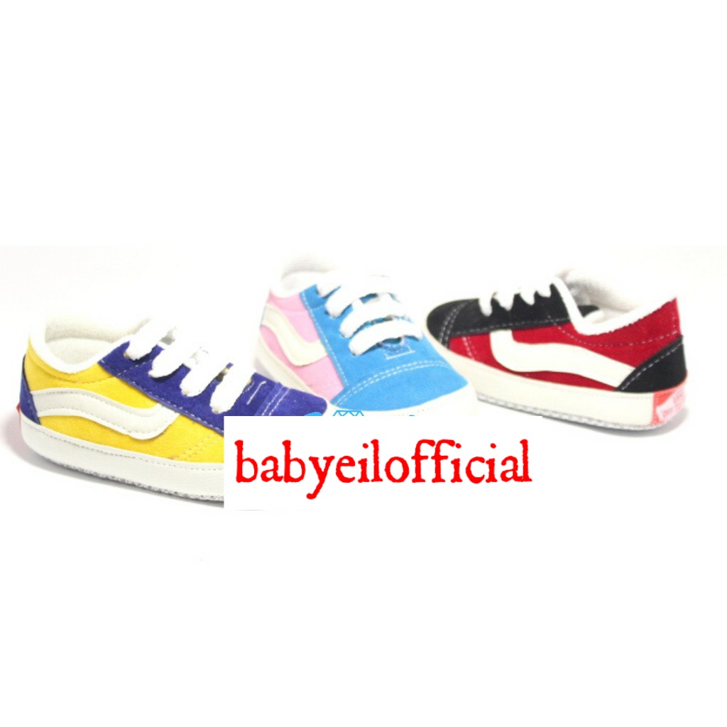 Sepatu prewalker vaanns combination sepatu bayi baby shoes