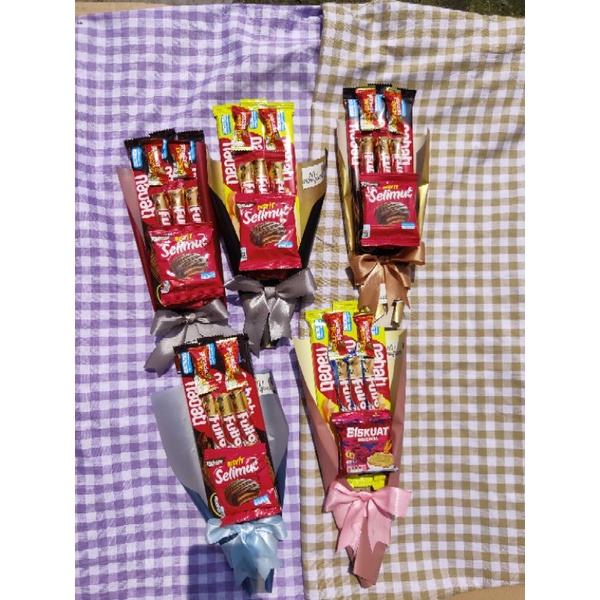 

paket buket bunga Snack wisuda mini | buket bunga ulang tahun | paket buket wisuda