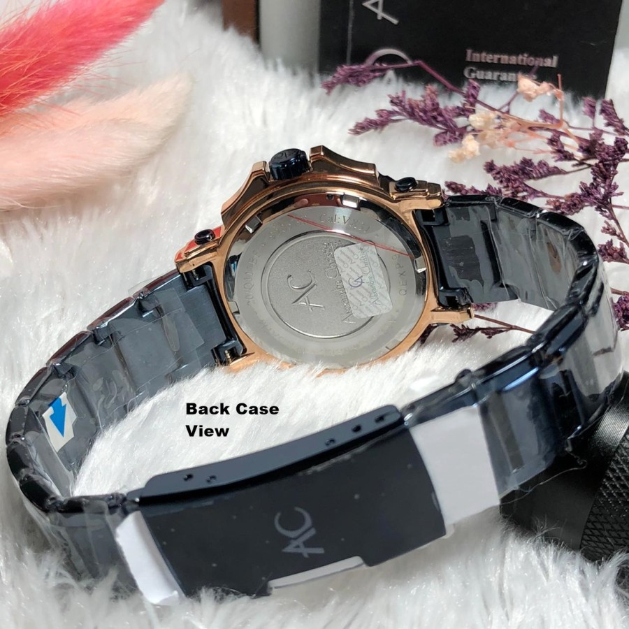 ORIGINAL Jam Tangan Wanita Alexandre Christie Collection AC 9205 / AC9205 / 9205 Stainless