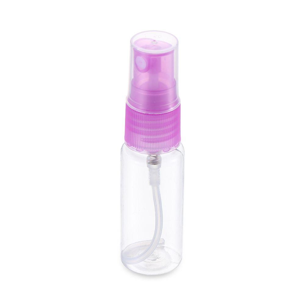 Top 5pcs (Warna random) Botol Spray Kosong Transparan Travel Squeeze Clear Botol Disinfektan