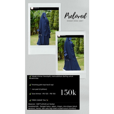 khimar handsplit soft lexus by gerai amey / albeera