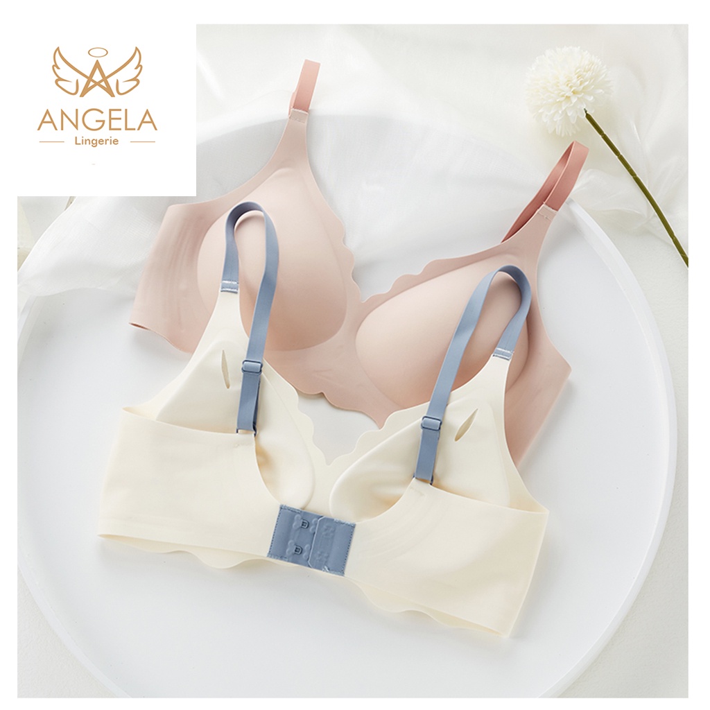 ANGELA PREMIUM JAPAN Bra BH Push Up Set Tanpa Kawat Celana Dalam Wanita Bikini Sport Beha Lingerie Korea Fashion Bralette Remaja Perempuan Sexy Pakaian Dalam COD Renang Motif Cewek Pita Bunga Murah Raisa Jumbo