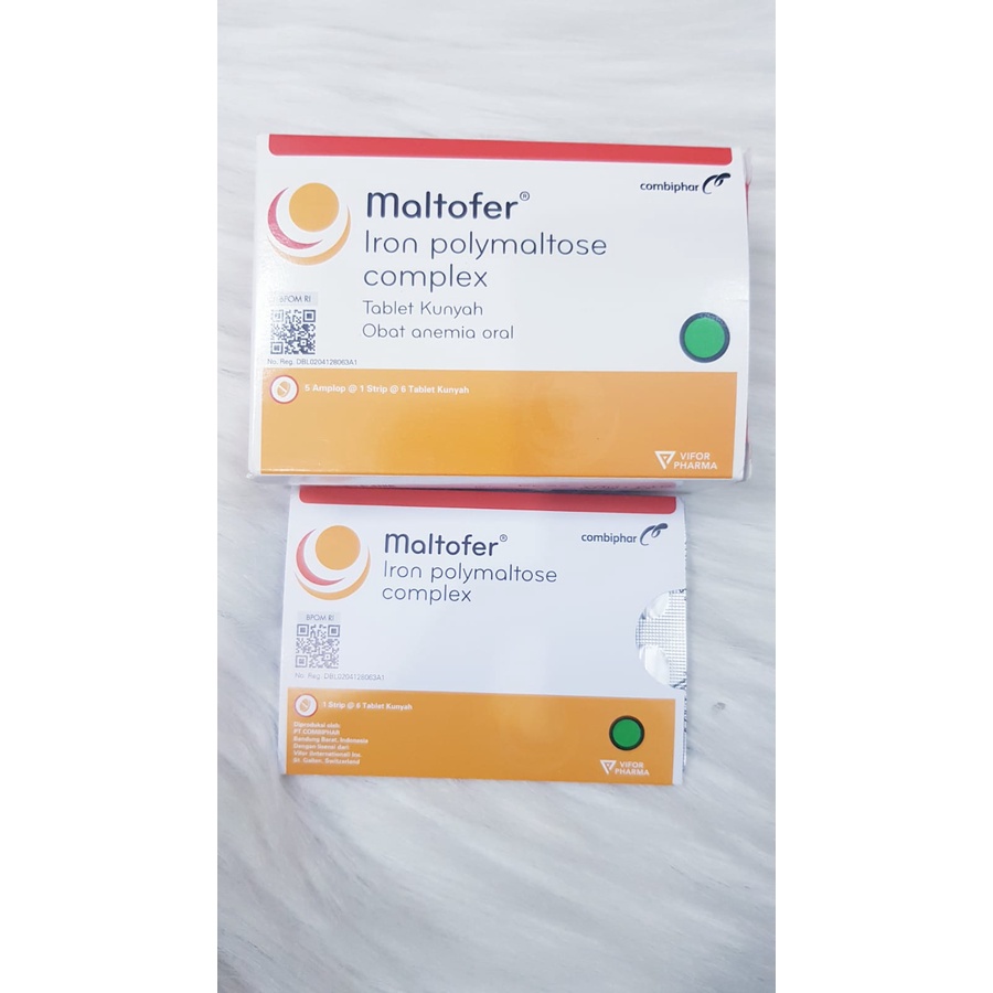 Maltofer Fol tablet &amp; MALTOFER BIASA 1 strip isi 6 tablet