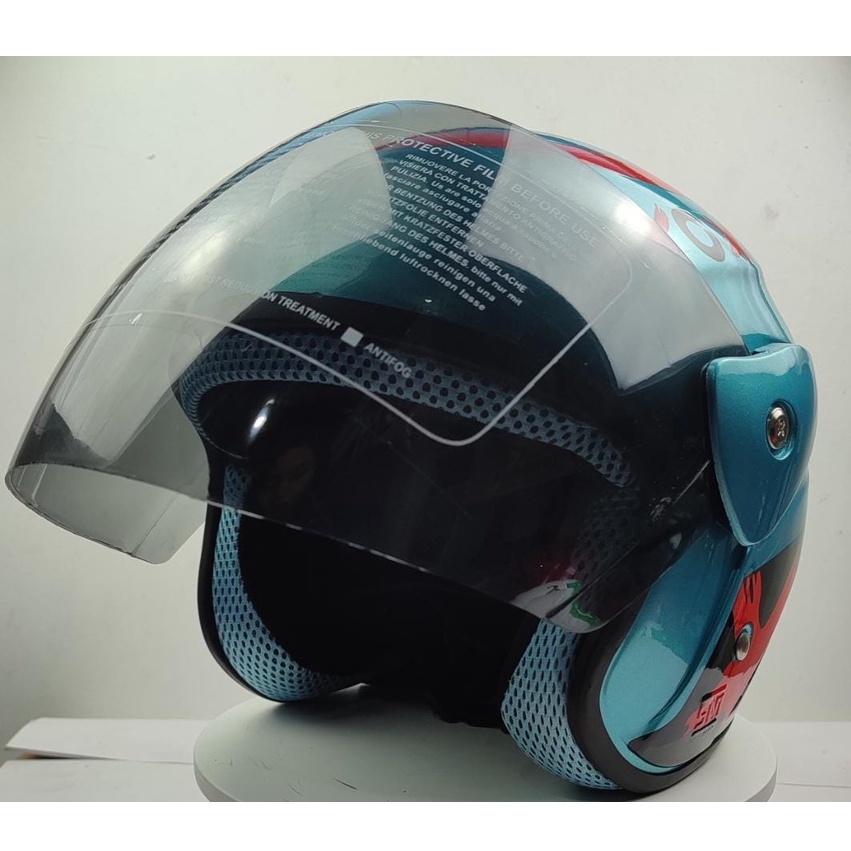 Helm Evo Half Face Helm Dewasa SNI Motif dan Polos bukan helm GM