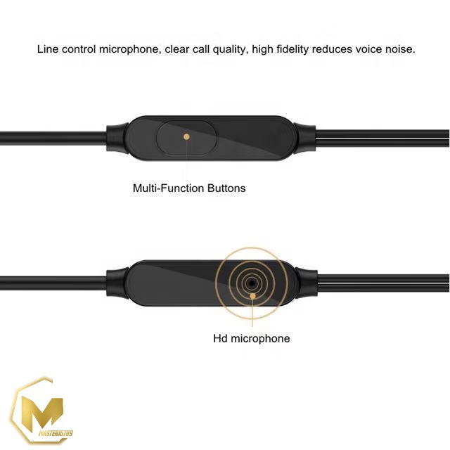 l29 headset hf earphone extra bass jack 3.5mm all type merek smartphone MA3080