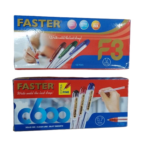 

Pulpen / Bolpen Faster C600 / Faster F3 / Faster Queen's C6000 original