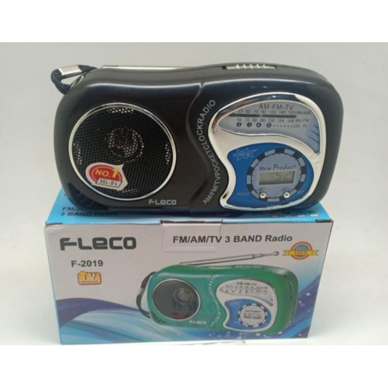 RADIO FLECO F-2019 AM/FM PAKAI BATARAI