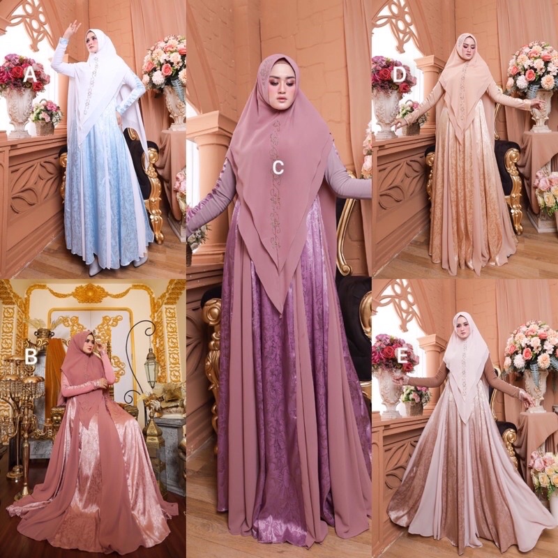 rose series ori by yumna/rose syari by yumna syari/gamis terbaru/gamis syari terbaru