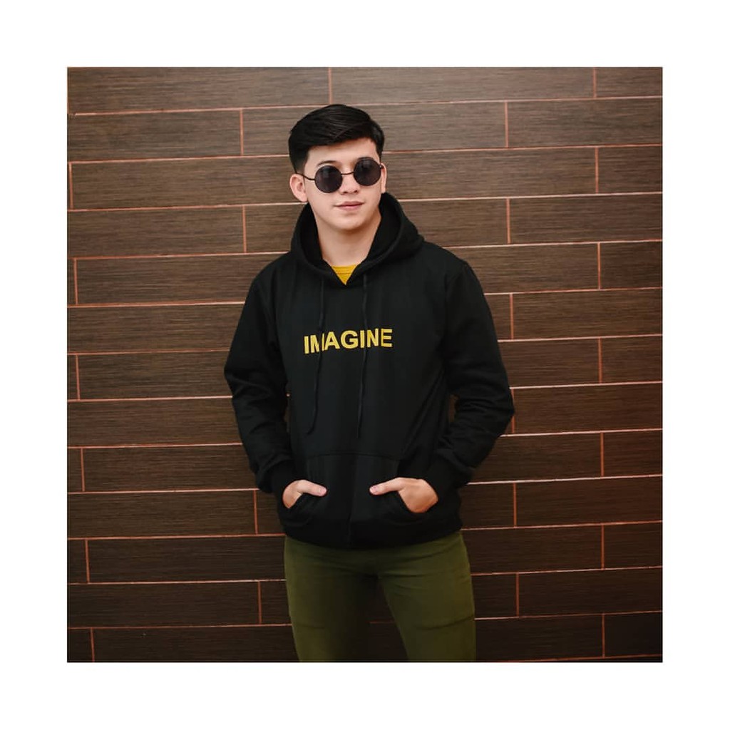 Hoodie Sweater IMAGINE bisa couple pria wanita