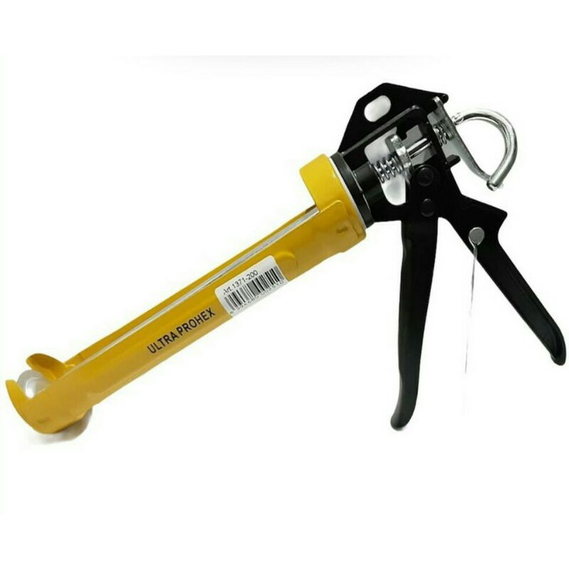 Tembakan Lem Silikon / Caulking Gun Heavy Duty Hasston Prohex