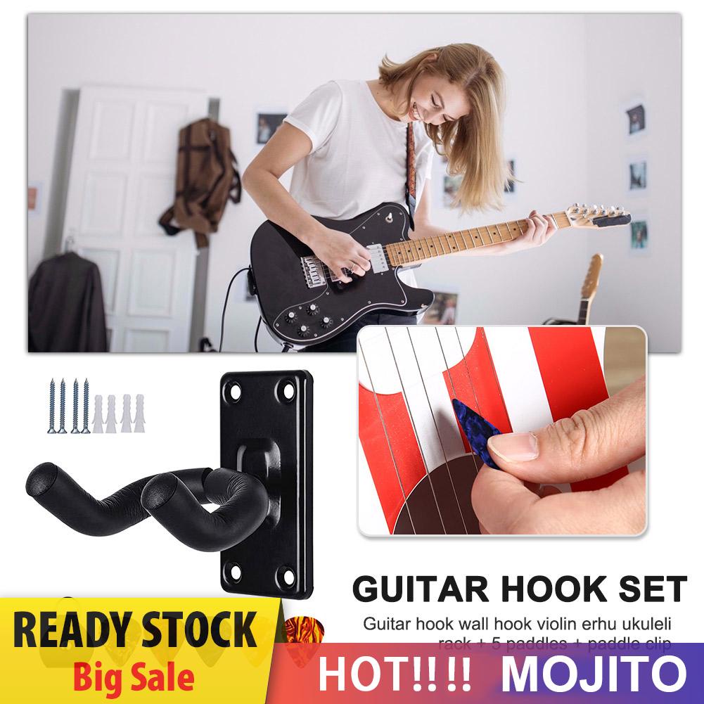 Rak Kait Gantung Dinding Display Holder Gitar Bass Banjo Dengan Sekrup Mur