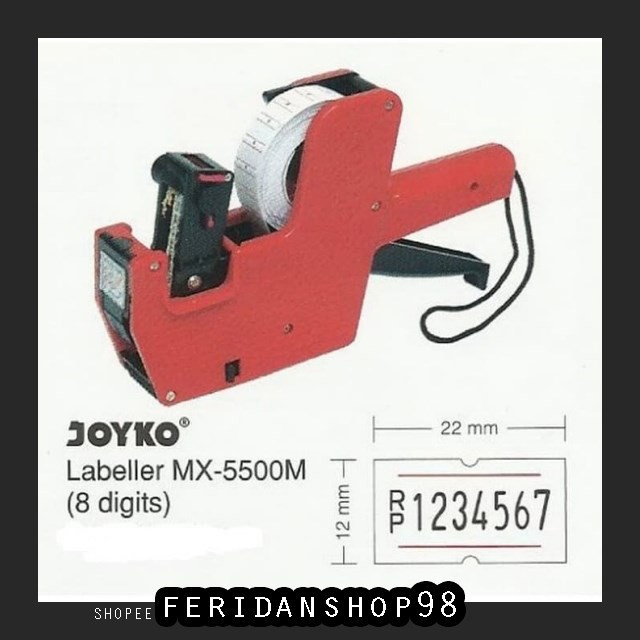 

FS89 STIKER LABEL HARGA JOYKO ATK MX - 5500 PRICE LABELER TAG BY FERIDANSHOP98