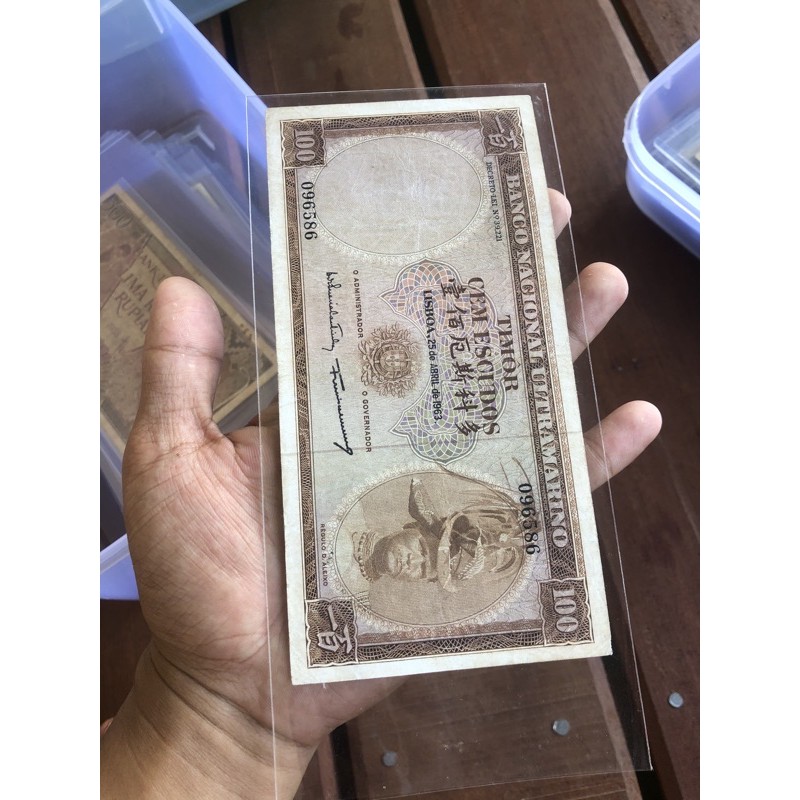 Uang Kuno 100 Timor Leste Original