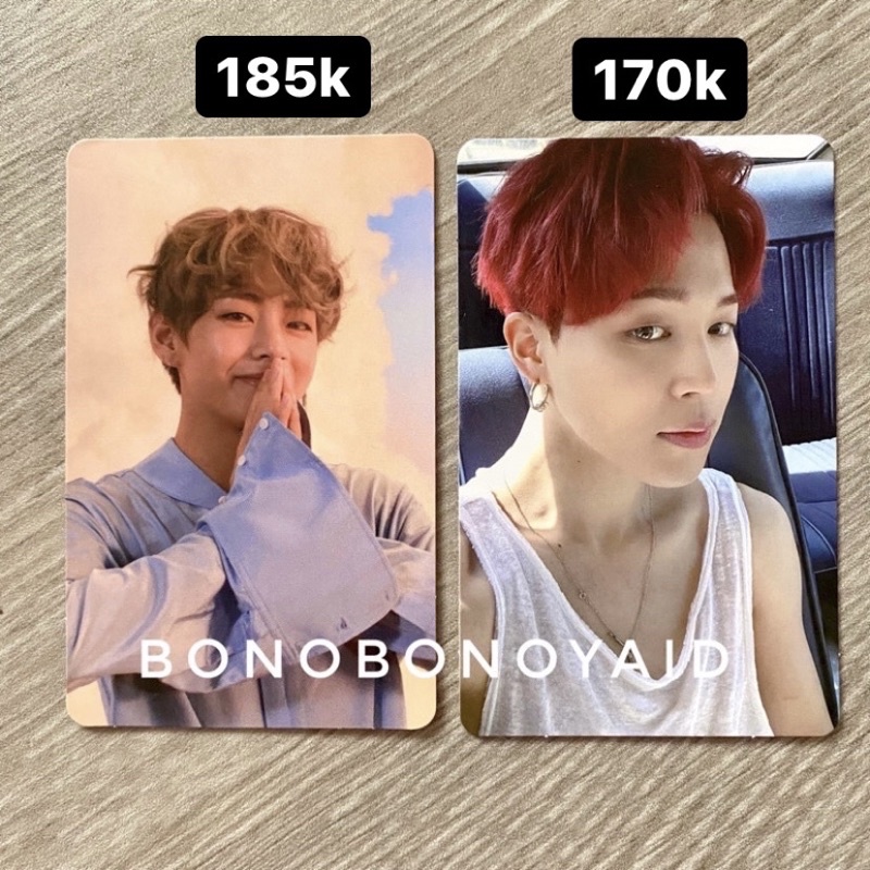 Pc Taehyung her o official + Pc Jimin pob butter official