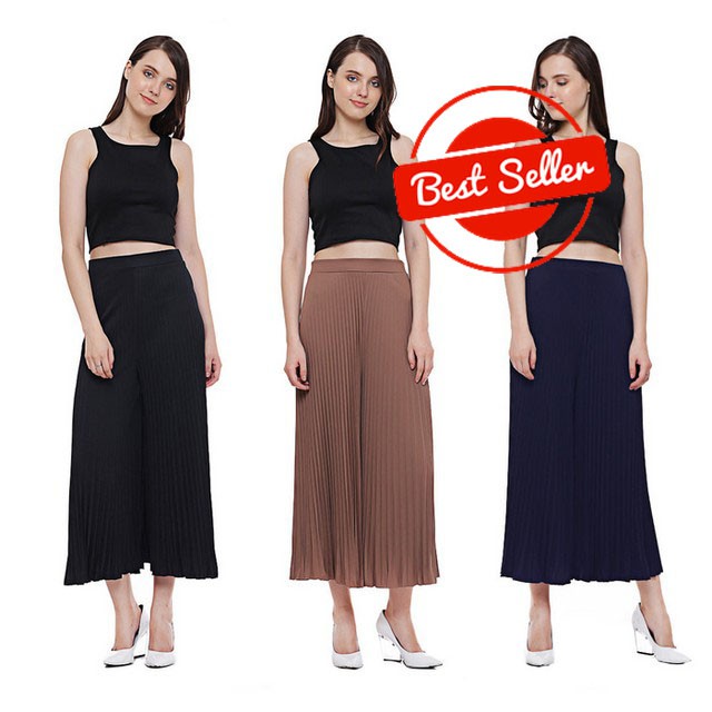 KULOT PLISKET SUPER JUMBO WANITA MELAR ELASTIS UTK BB 80 KULOT PLISKET SUPER JUMBO WANITA MELAR ELASTIS UTK BB 80
