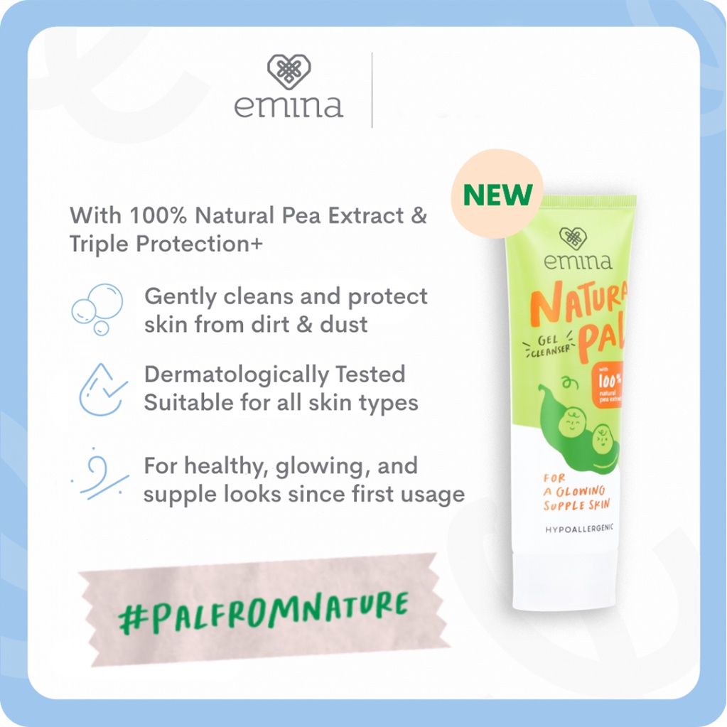 Emina Natura Pal Gel Cleanser 100ml