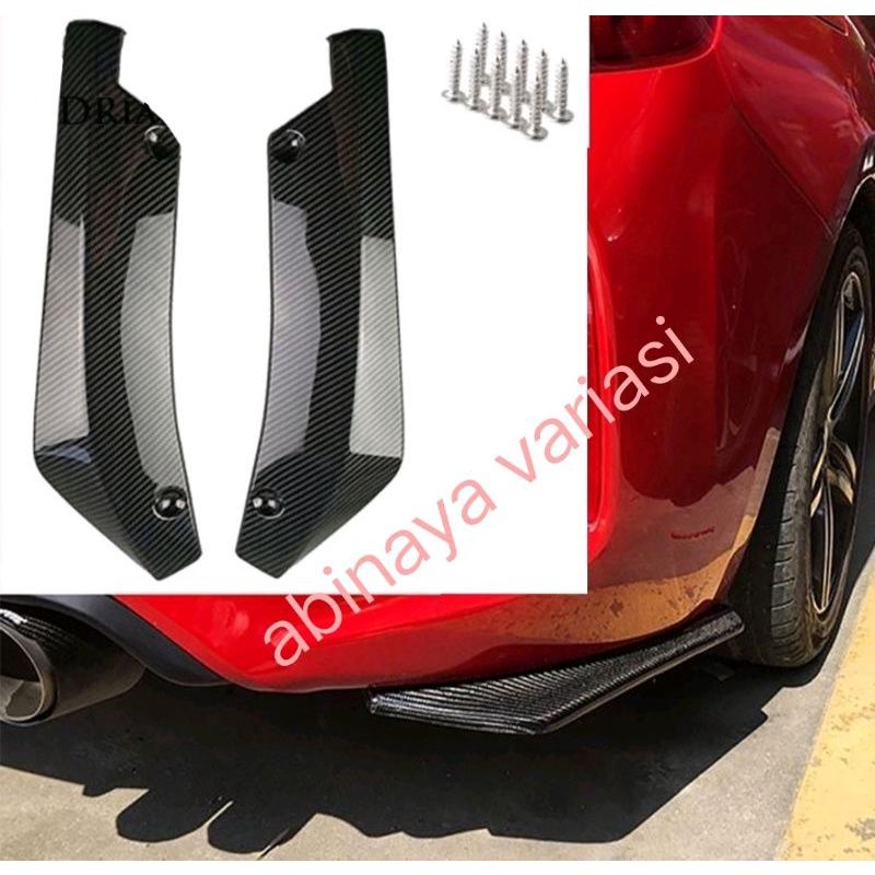 Winglet Belakang Mobil MIRAGE Bahan Plastik Berkualitas