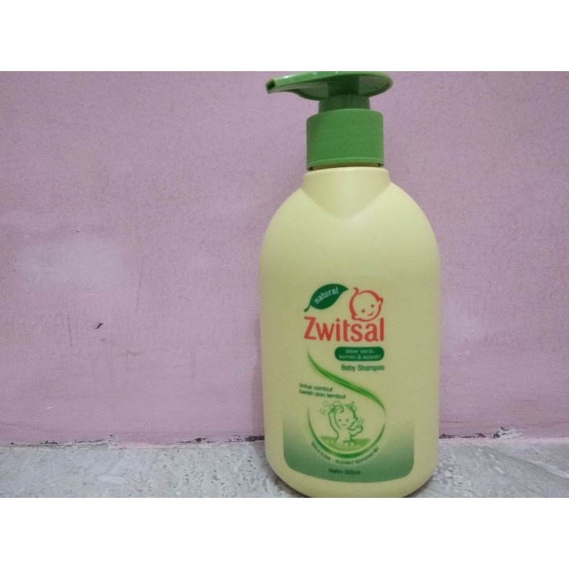 Zwitsal Natural Baby Bath, Shampoo 300ml Pump