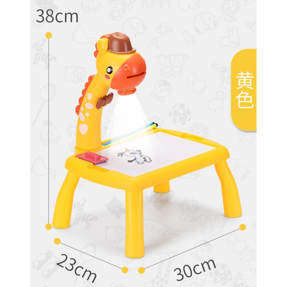 [tma] Mainan Anak Menggambar Dengan Meja Projektor painting / Meja Gambar Proyektor Model Jerapah / Drawing Projector