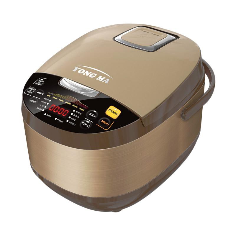 YONGMA MAGIC COM DIGITAL SMC 7047 RICE COOKER 2 LITER PENANAK NASI GOLD IRON ANTI KARAT STAINLESS