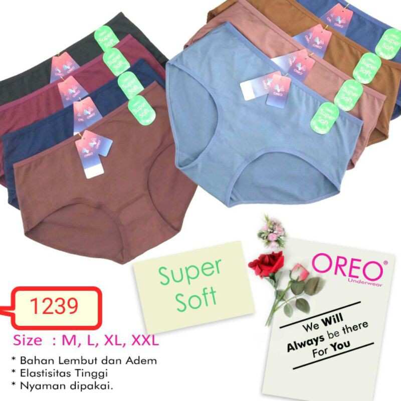 Cd Celana Dalam Oreo 1239 super shoft Dalaman Wanita