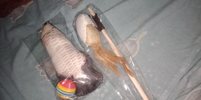 Mainan Kucing Murah Stick Tikus Lonceng